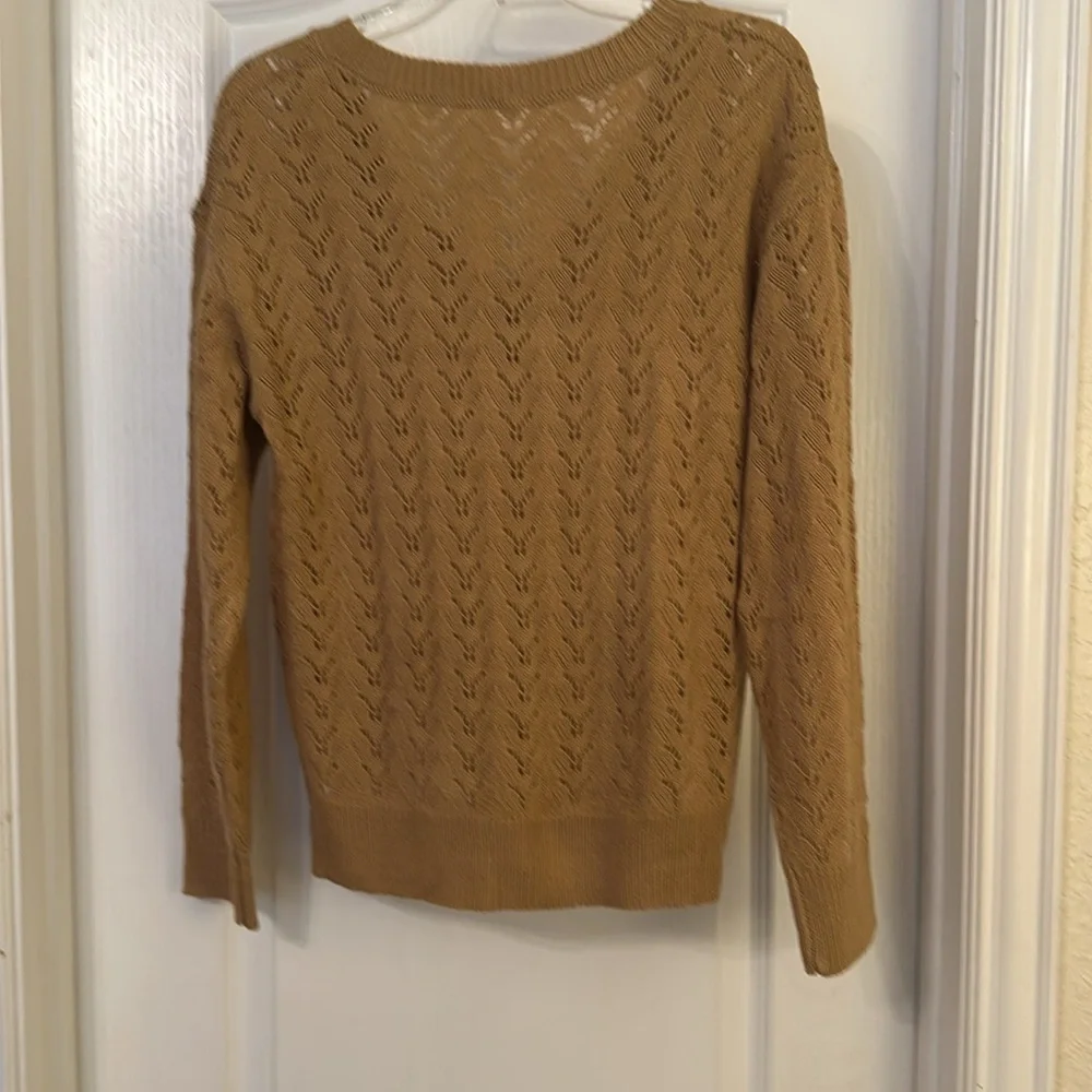 NWOT Cupshe deep v neck sweater size small - Picture 2 of 7